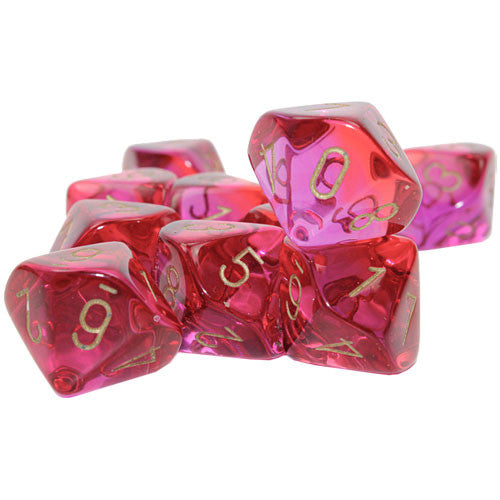 CHX26667 Gemini: Translucent Red-Violet/Gold | Grognard Games