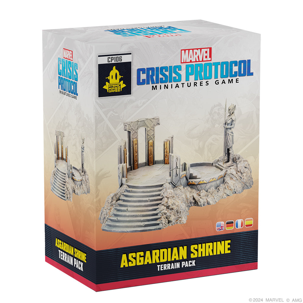 CP 106 Marvel: Crisis Protocol – Asgardian Shrine Terrain Pack | Grognard Games