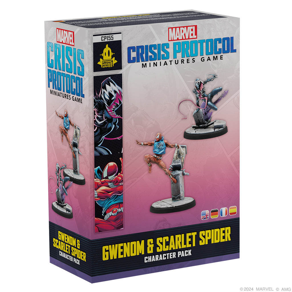 CP 155 MARVEL: CRISIS PROTOCOL - GWENOM & SCARLET SPIDER | Grognard Games