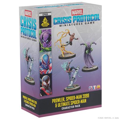 PRE-ORDER 10/24/25 Marvel: Crisis Protocol - Prowler, Spider-Man 2099 & Ultimate Spider-Man | Grognard Games
