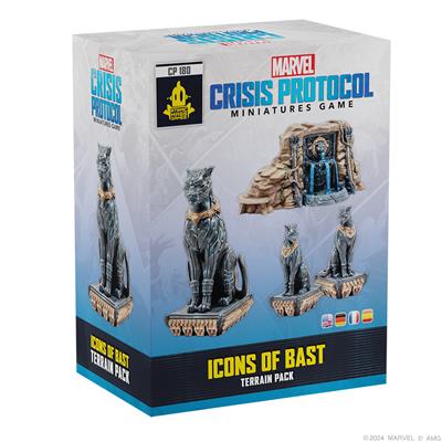 CP 180 MARVEL: CRISIS PROTOCOL - ICONS OF BAST TERRAIN PACK | Grognard Games