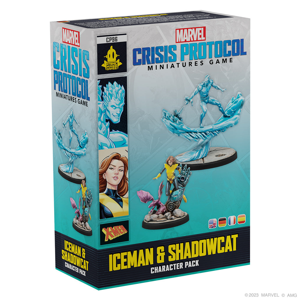 CP 96 MARVEL: CRISIS PROTOCOL - ICEMAN & SHADOWCAT | Grognard Games