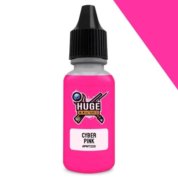 Huge Miniatures Cyber Pink Fluorecent Paint | Grognard Games