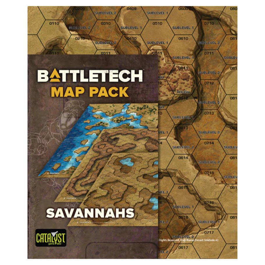 BattleTech 35156 Map Pack - Savannah | Grognard Games