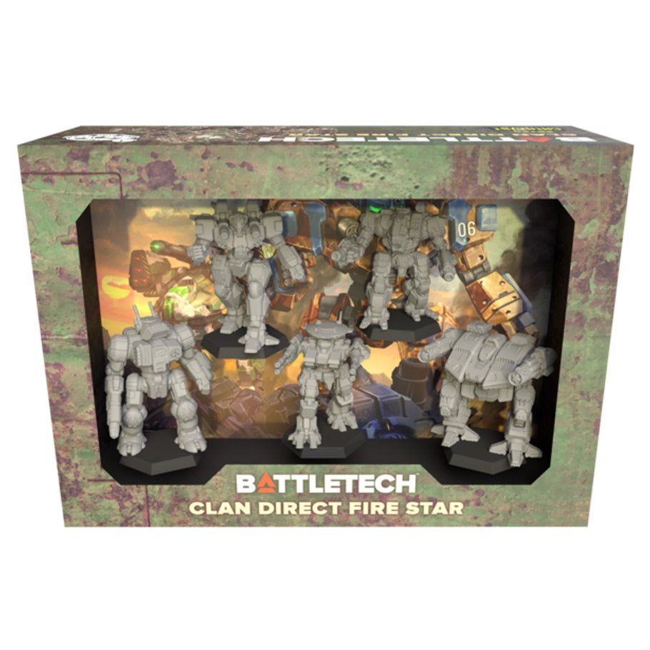 BATTLETECH: CAT35760 MERCENARIES FORCE PACK: CLAN DIRECT FIRE STAR | Grognard Games