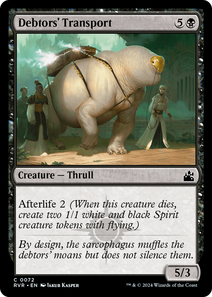 Debtors' Transport [Ravnica Remastered] | Grognard Games