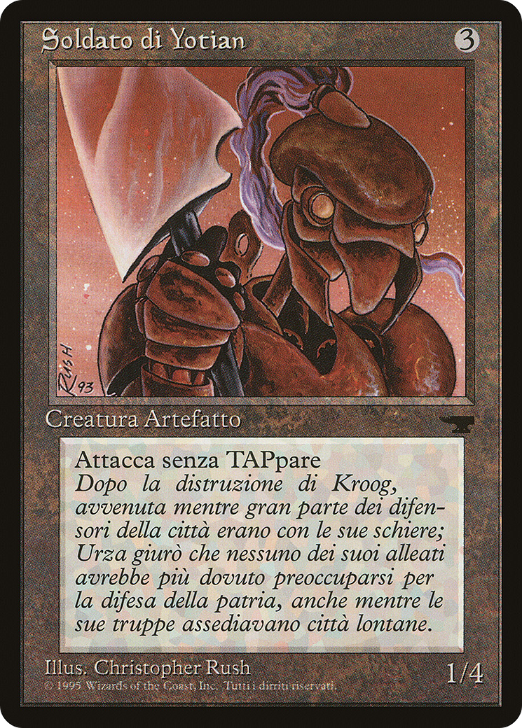 Yotian Soldier (Italian) - "Soldato di Yotian" [Rinascimento] | Grognard Games