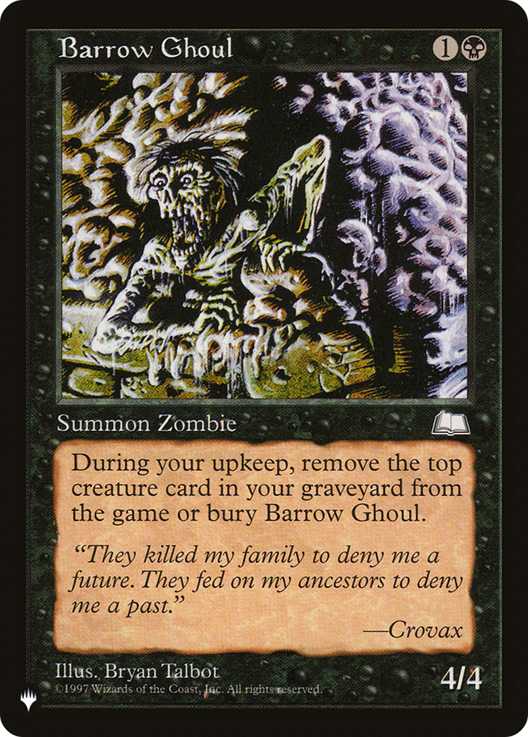 Barrow Ghoul [The List] | Grognard Games