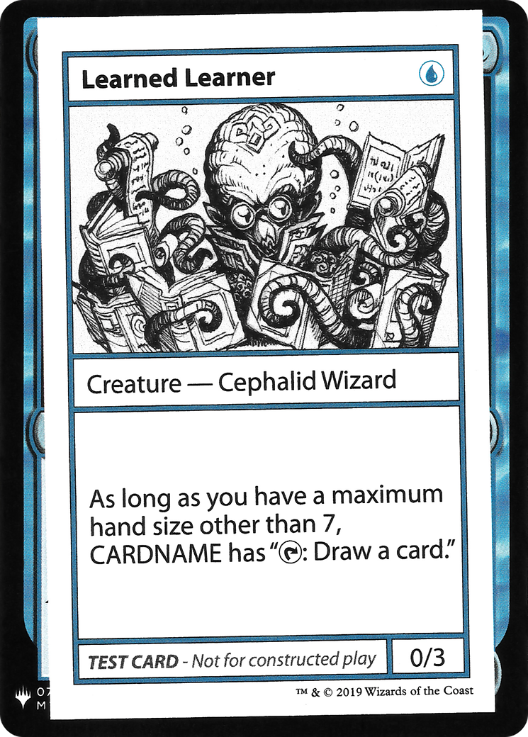 Learned Learner [Mystery Booster Playtest Cards] | Grognard Games