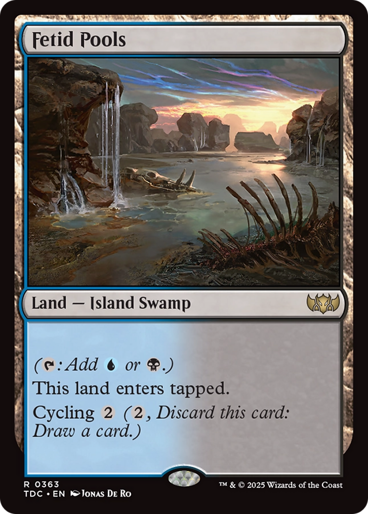 Fetid Pools [Tarkir: Dragonstorm Commander] | Grognard Games