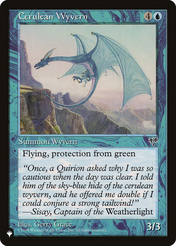 Cerulean Wyvern [The List Reprints] | Grognard Games