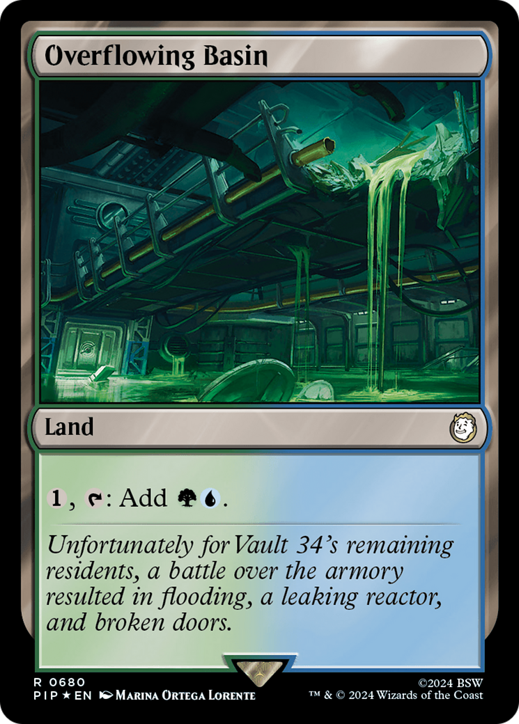 Overflowing Basin (Surge Foil) [Fallout] | Grognard Games