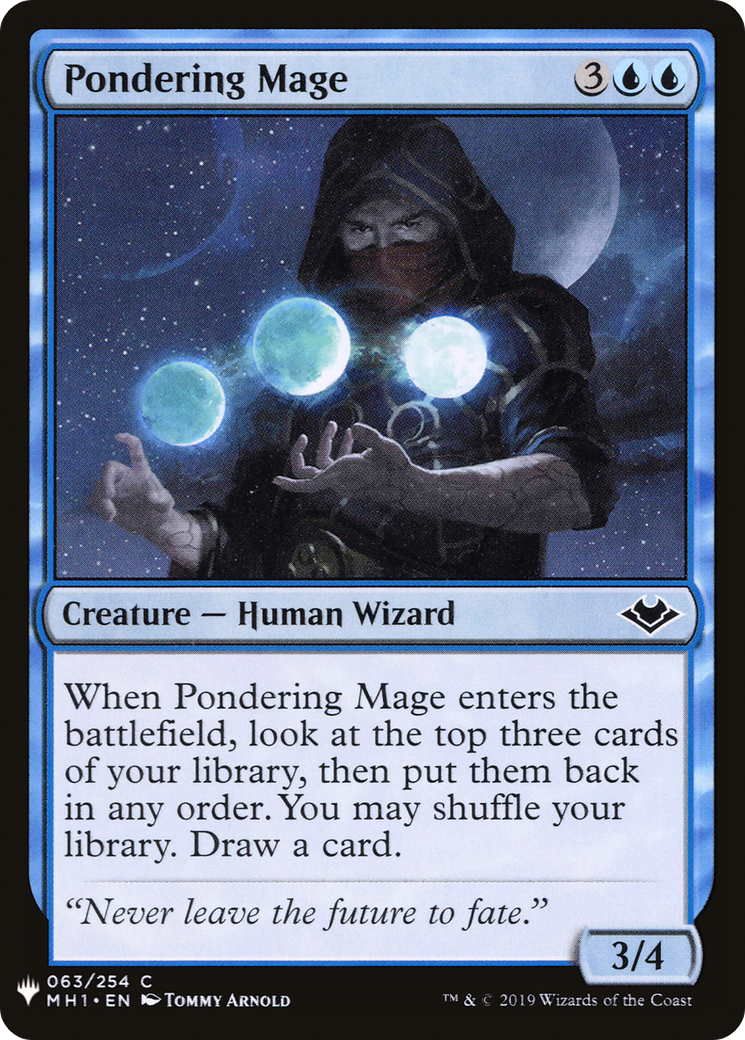 Pondering Mage [Mystery Booster] | Grognard Games