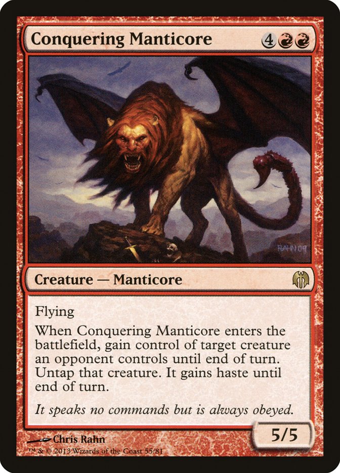 Conquering Manticore [Duel Decks: Heroes vs. Monsters] | Grognard Games