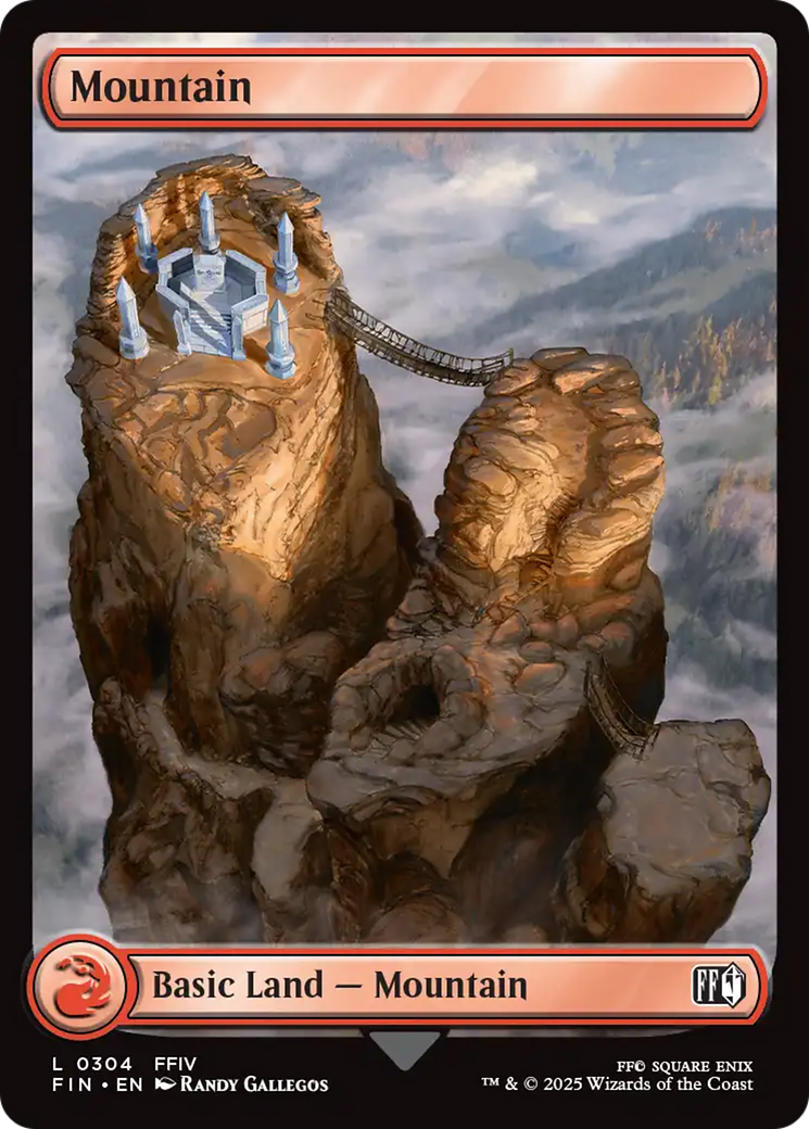 Mountain (0304) (FIN-304) - FINAL FANTASY Foil | Grognard Games