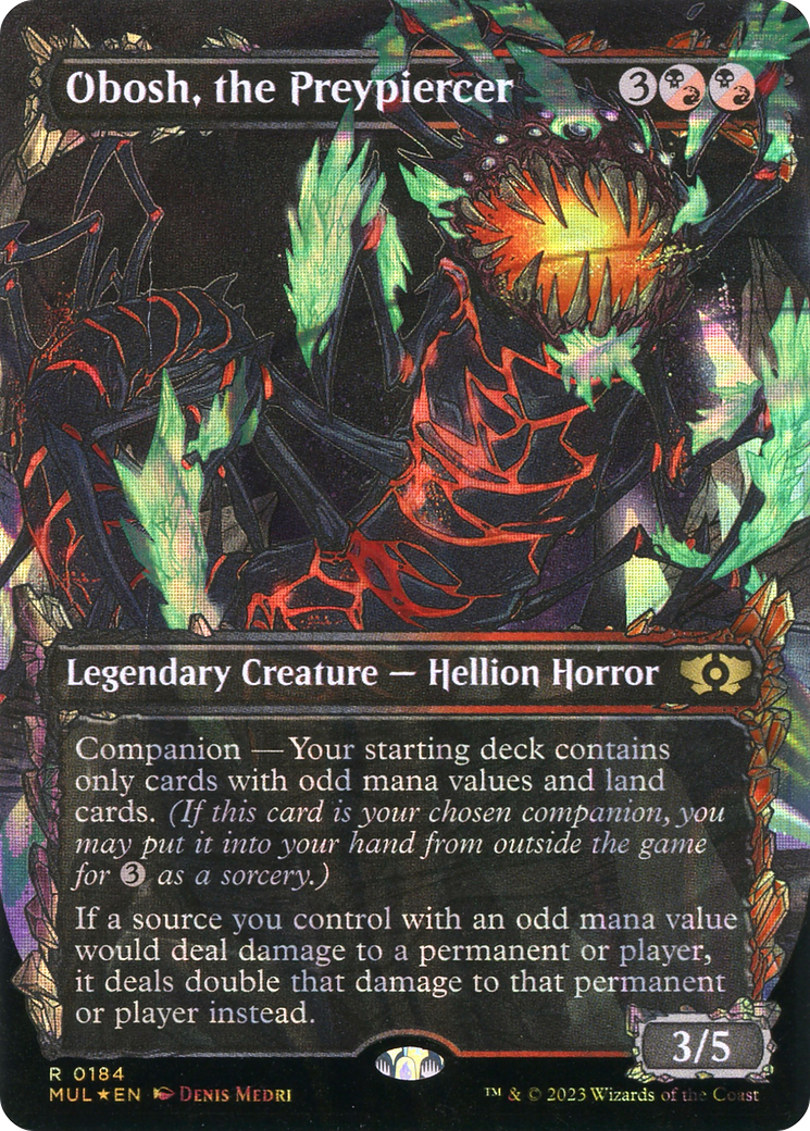 Obosh, the Preypiercer (Halo Foil) [Multiverse Legends] | Grognard Games