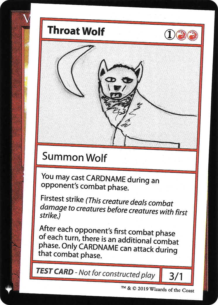 Throat Wolf [Mystery Booster Playtest Cards] | Grognard Games