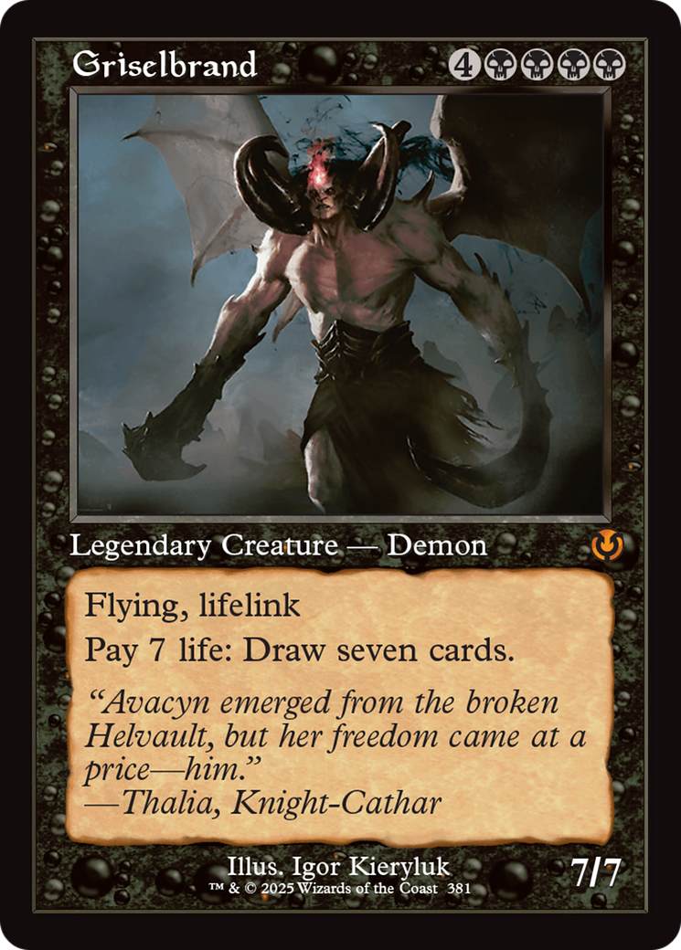 Griselbrand (Retro Frame) [Innistrad Remastered] | Grognard Games