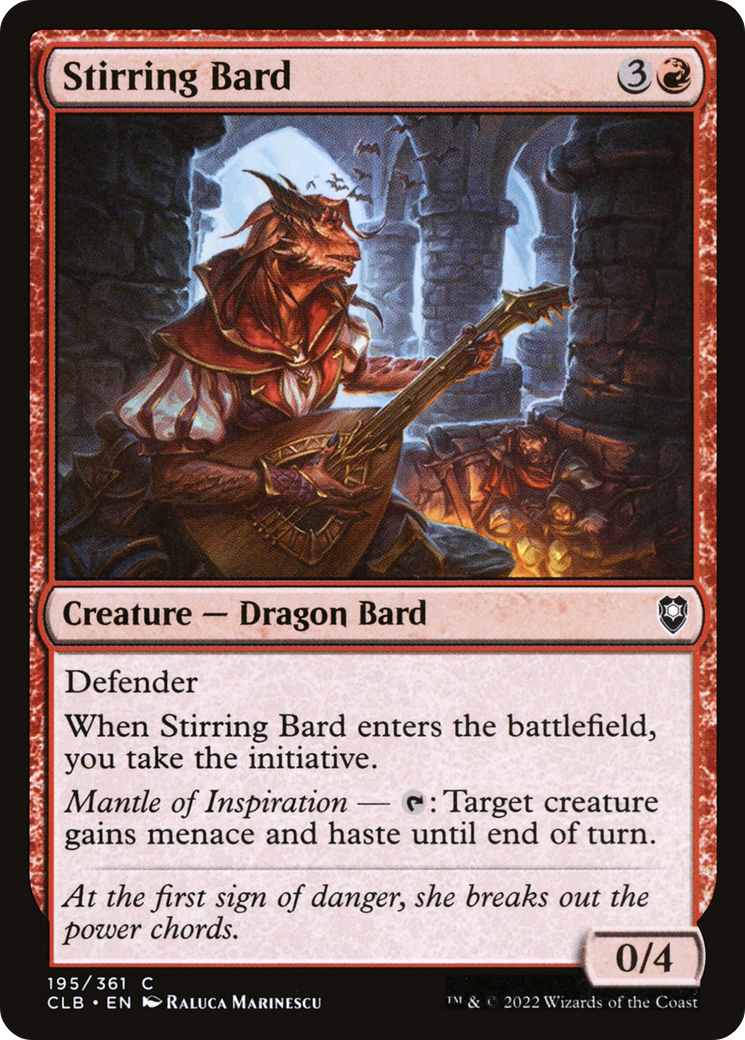Stirring Bard [Commander Legends: Battle for Baldur's Gate] | Grognard Games