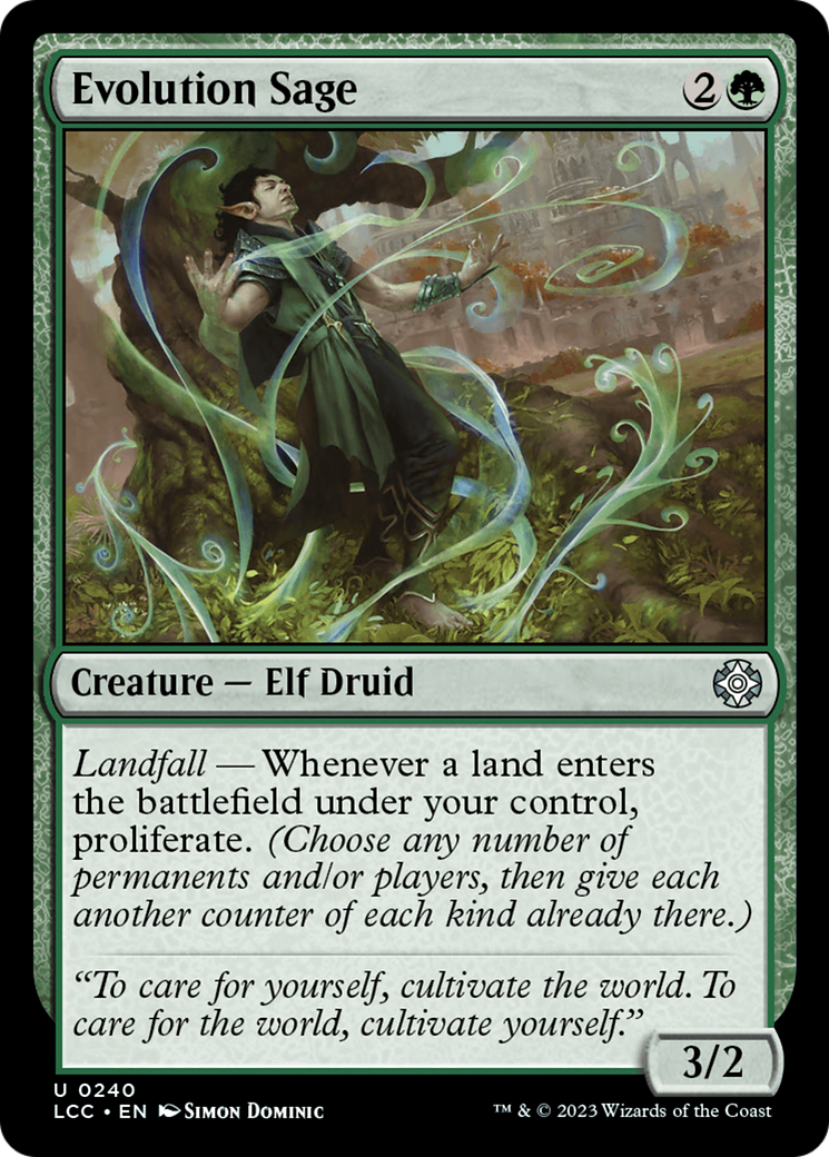 Evolution Sage [The Lost Caverns of Ixalan Commander] | Grognard Games