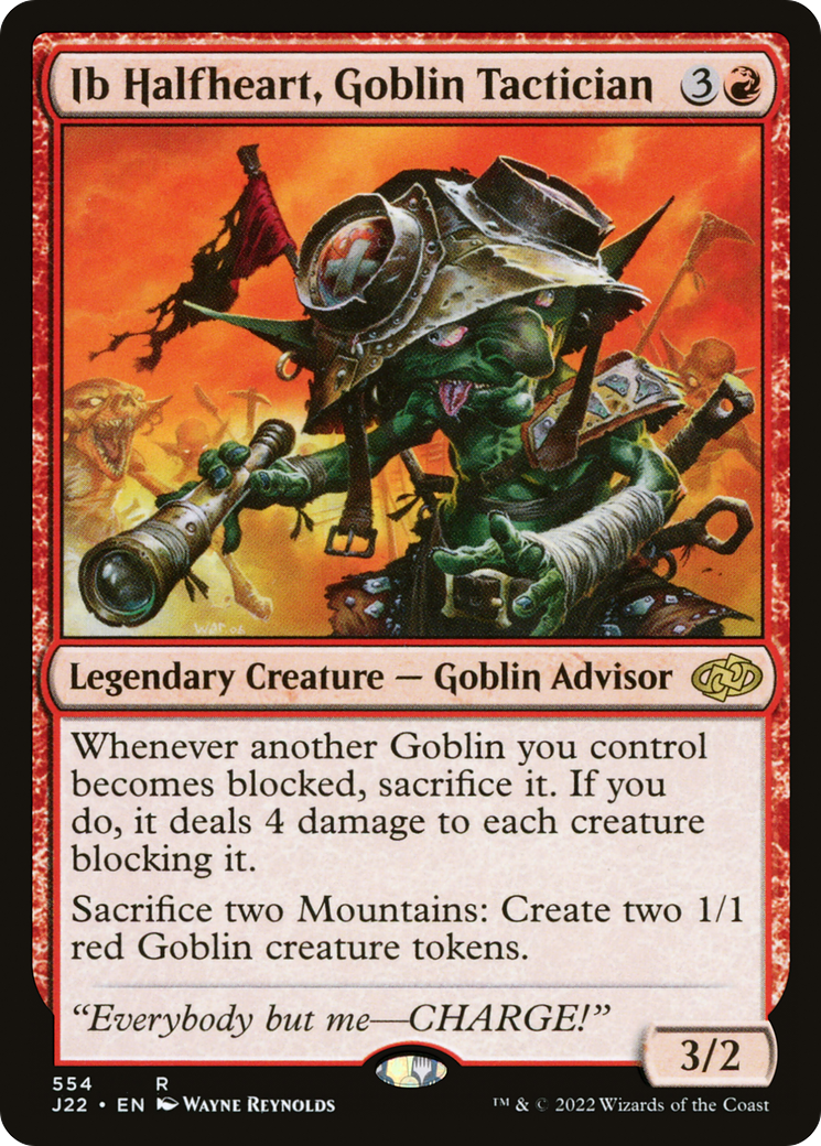 Ib Halfheart, Goblin Tactician [Jumpstart 2022] | Grognard Games