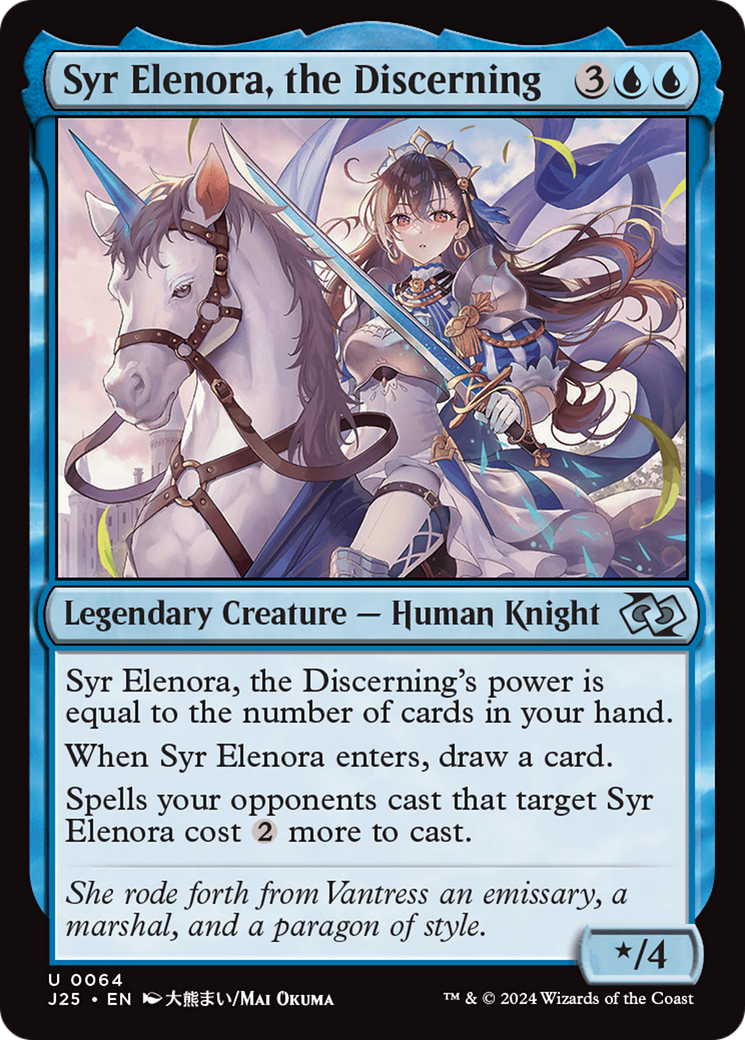 Syr Elenora, the Discerning (Anime) [Foundations Jumpstart] | Grognard Games