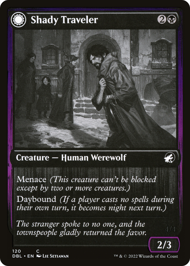 Shady Traveler // Stalking Predator [Innistrad: Double Feature] | Grognard Games