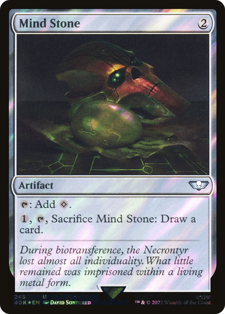 Mind Stone (245) (Surge Foil) [Universes Beyond: Warhammer 40,000] | Grognard Games