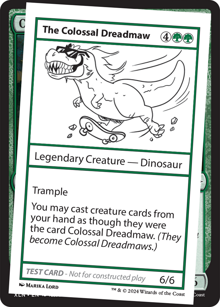 The Colossal Dreadmaw [Mystery Booster 2 Playtest Cards] | Grognard Games