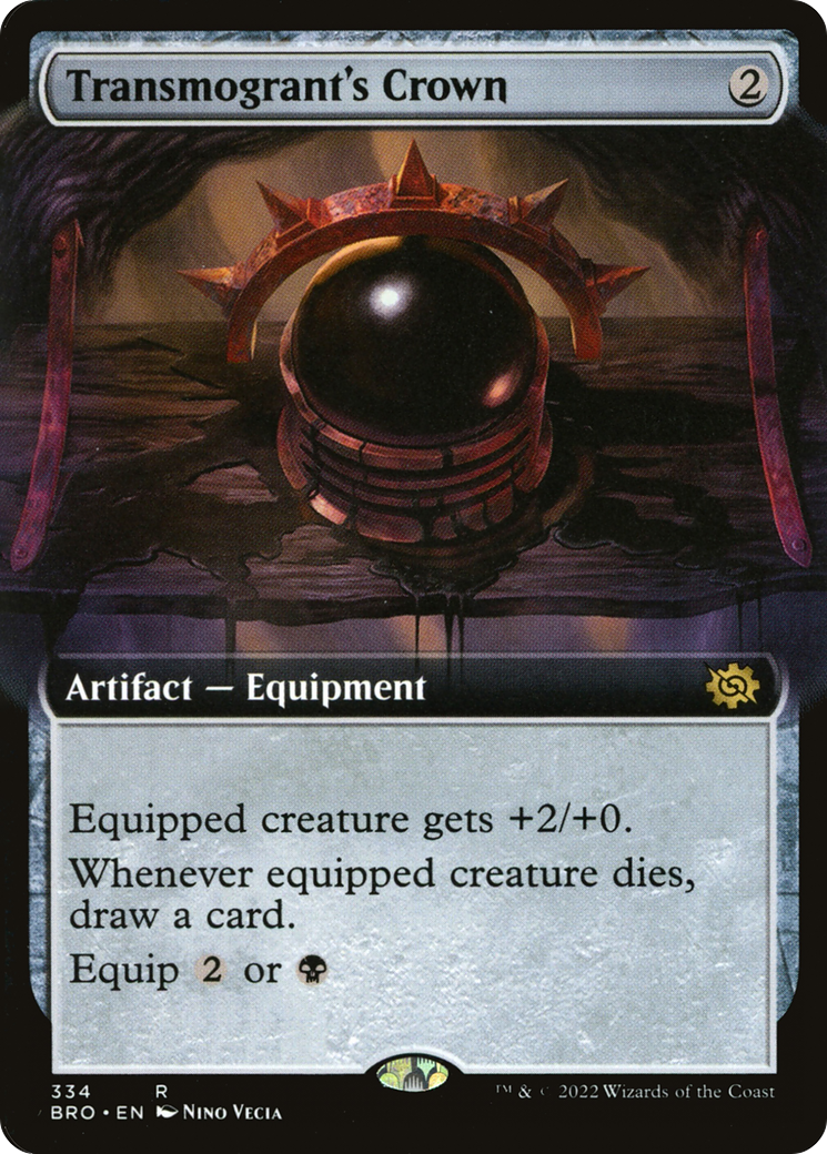Transmogrant's Crown (Extended Art) [The Brothers' War] | Grognard Games