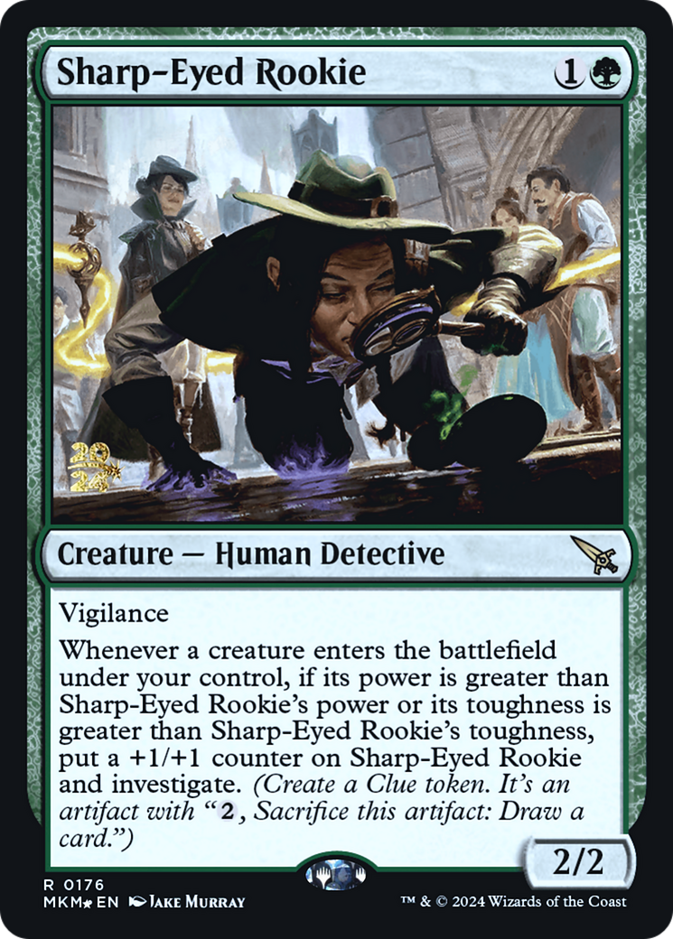 Sharp-Eyed Rookie [Murders at Karlov Manor Prerelease Promos] | Grognard Games