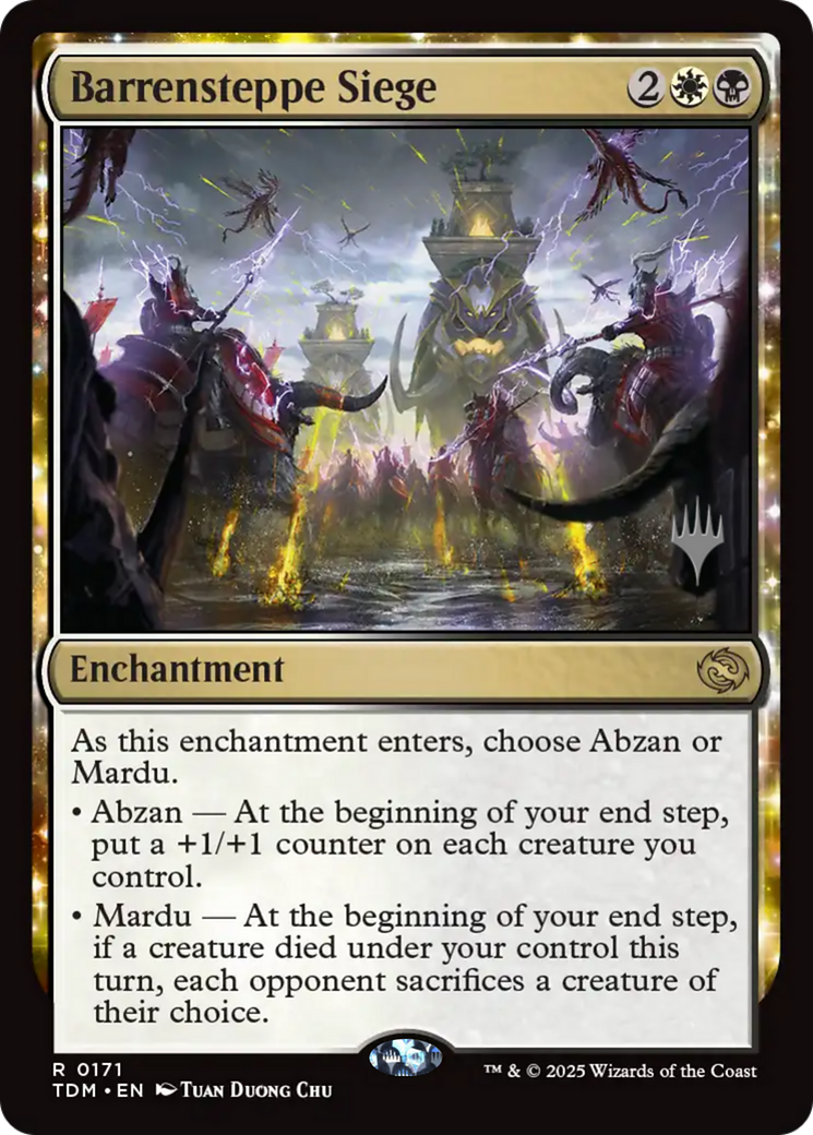 Barrensteppe Siege [Tarkir: Dragonstorm Promos] | Grognard Games