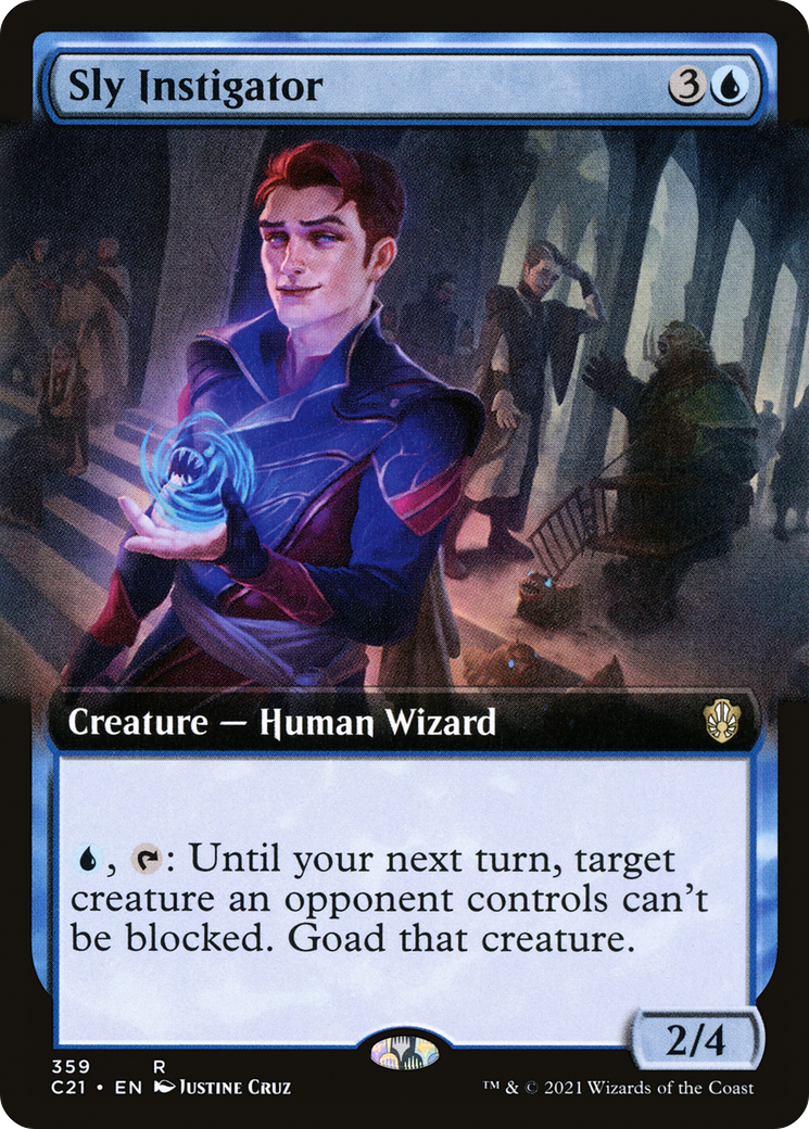 Sly Instigator (Extended) [Commander 2021] | Grognard Games