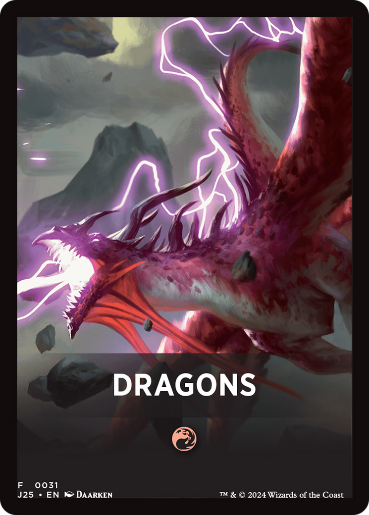 Dragons Theme Card [Foundations Jumpstart Front Cards] | Grognard Games