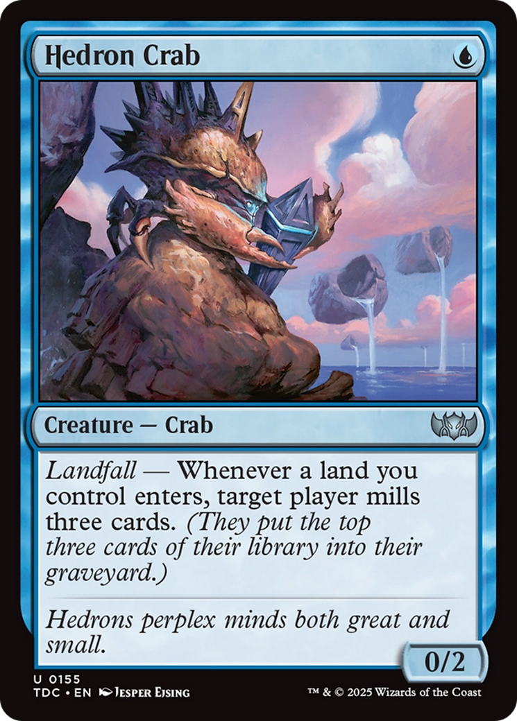 Hedron Crab [Tarkir: Dragonstorm Commander] | Grognard Games
