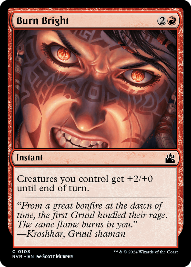 Burn Bright [Ravnica Remastered] | Grognard Games