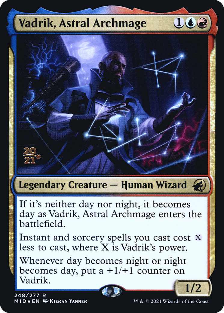 Vadrik, Astral Archmage [Innistrad: Midnight Hunt Prerelease Promos] | Grognard Games