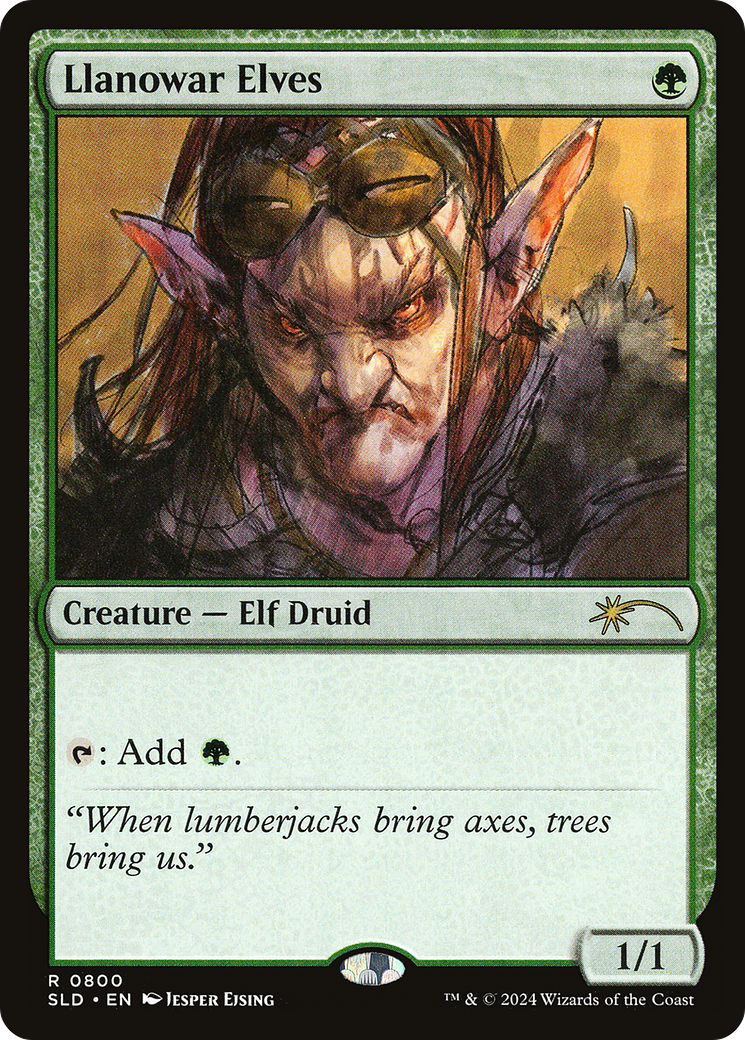 Llanowar Elves (SLD-800) - Secret Lair Drop Foil | Grognard Games