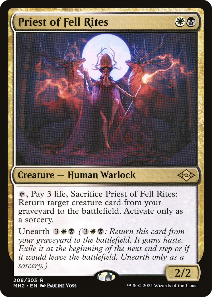 Priest of Fell Rites [Modern Horizons 2] | Grognard Games