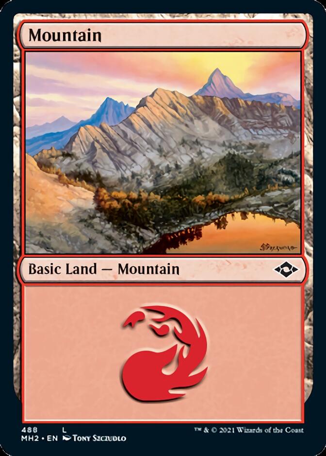 Mountain (488) (Foil Etched) [Modern Horizons 2] | Grognard Games