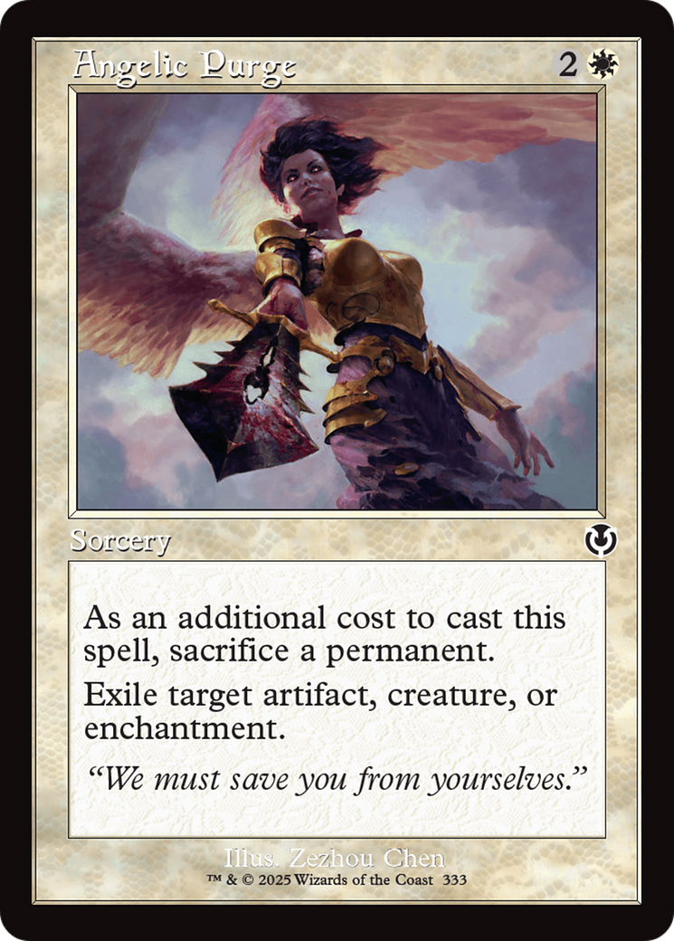 Angelic Purge (Retro Frame) [Innistrad Remastered] | Grognard Games