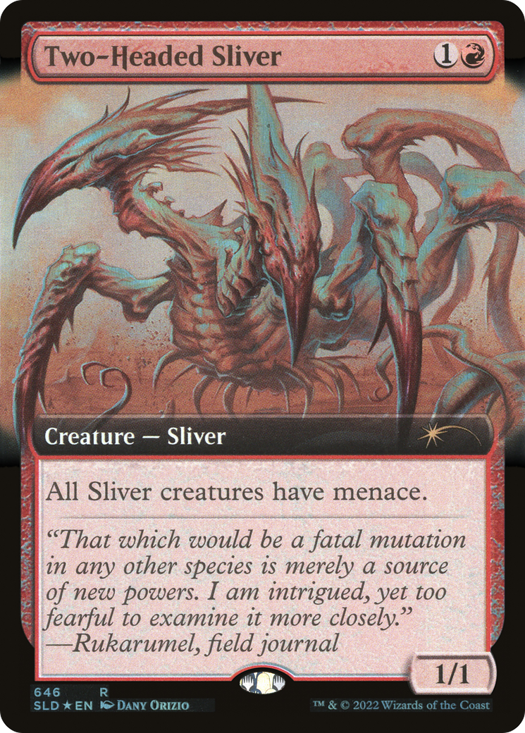 Two-Headed Sliver (Extended Art) [Secret Lair Drop Promos] | Grognard Games