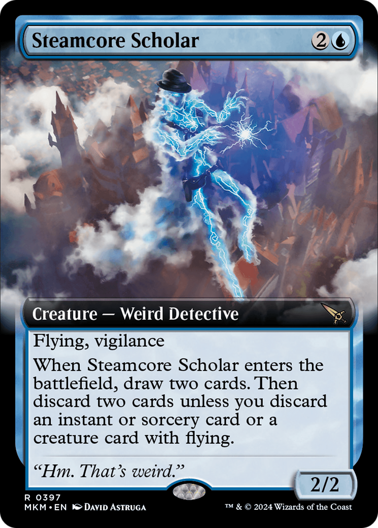 Steamcore Scholar (Extended Art) [Murders at Karlov Manor] | Grognard Games