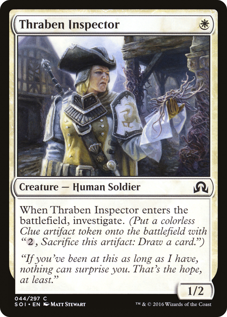 Thraben Inspector [Shadows over Innistrad] | Grognard Games