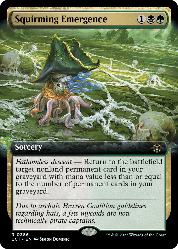 Squirming Emergence (Extended Art) [The Lost Caverns of Ixalan] | Grognard Games