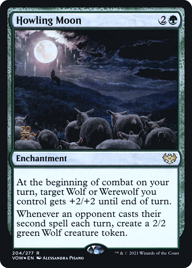 Howling Moon [Innistrad: Crimson Vow Prerelease Promos] | Grognard Games