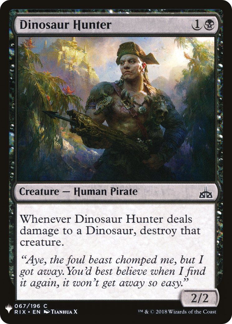 Dinosaur Hunter [Mystery Booster] | Grognard Games