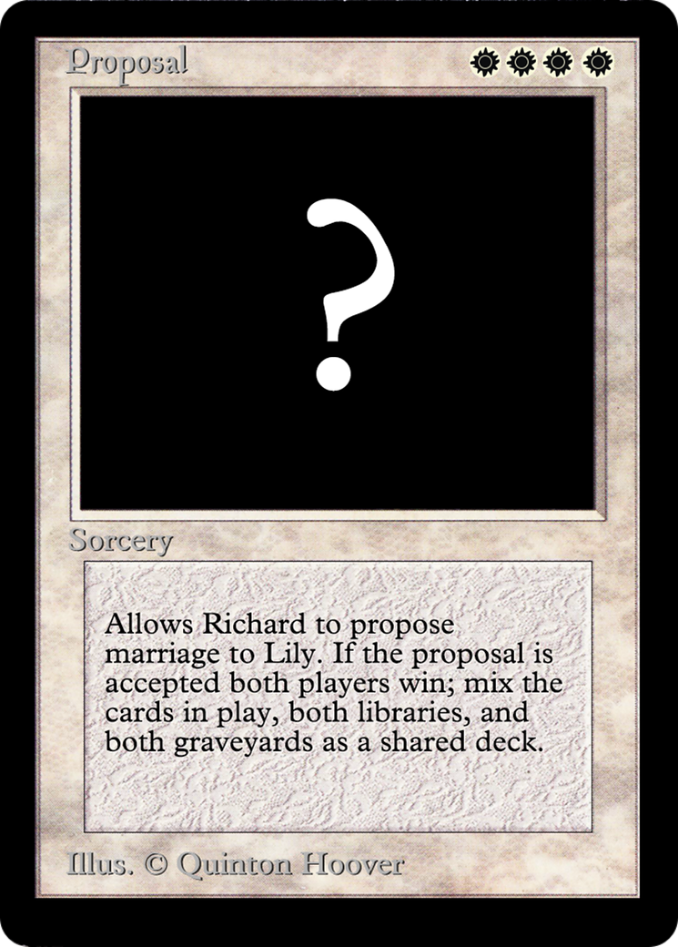 Proposal (SPECIAL-) - Celebration Cards Foil | Grognard Games