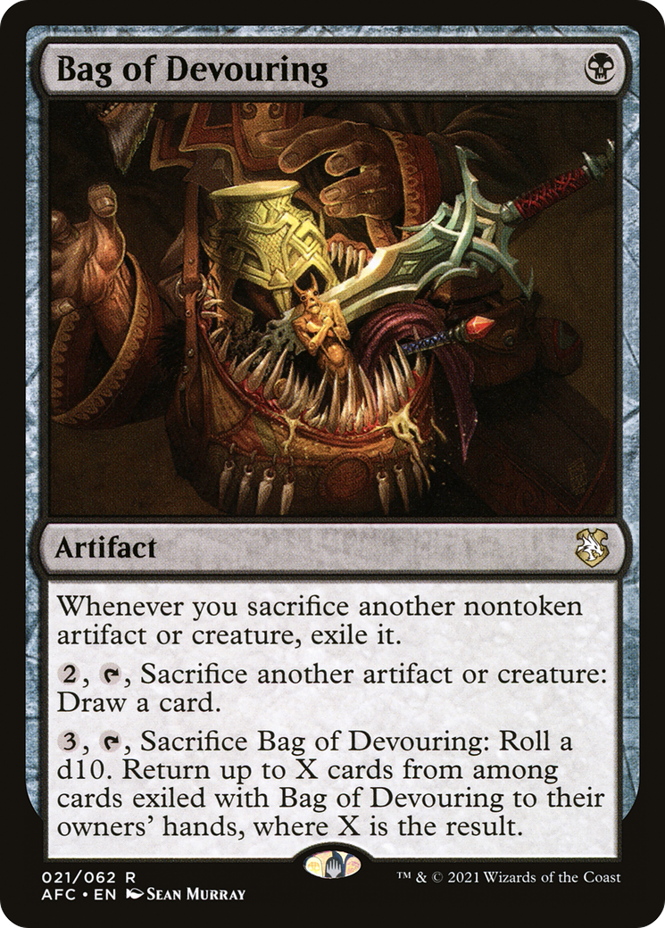 Bag of Devouring [Dungeons & Dragons: Adventures in the Forgotten Realms Commander] | Grognard Games