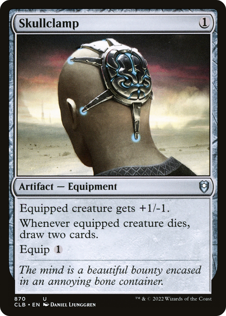 Skullclamp [Commander Legends: Battle for Baldur's Gate] | Grognard Games